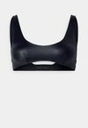 LONGLINE TRIANGLE - Bikini felső - black