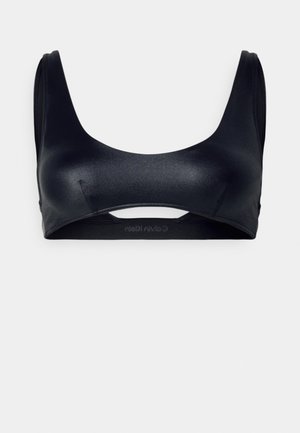 Calvin Klein Swimwear, LONGLINE TRIANGLE - Bikini felső - black