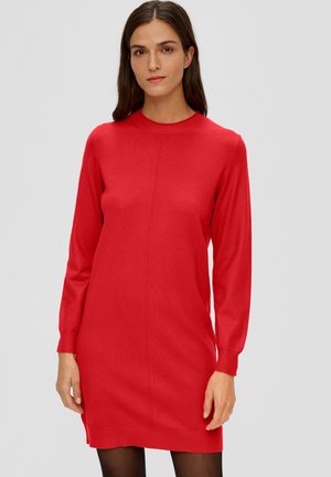 Strickkleid - rot