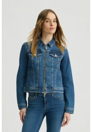 WITH ZIP - Denimová bunda - blue denim