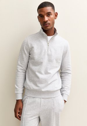REGULAR QUARTER ZIP  - Sweater - grey marl