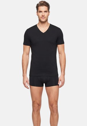 Seidensticker, 4ER PACK HERREN T-SHIRT 1/2 ARM - Undershirt - schwarz
