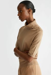 LIU JO TURTLENECK - T-shirt basic - beige