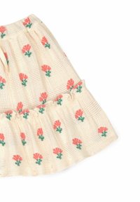 MIPOUNET CORALINE - Falda acampanada - ecru coral