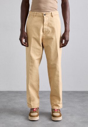 LOOSE PANT - Pantalones - beige