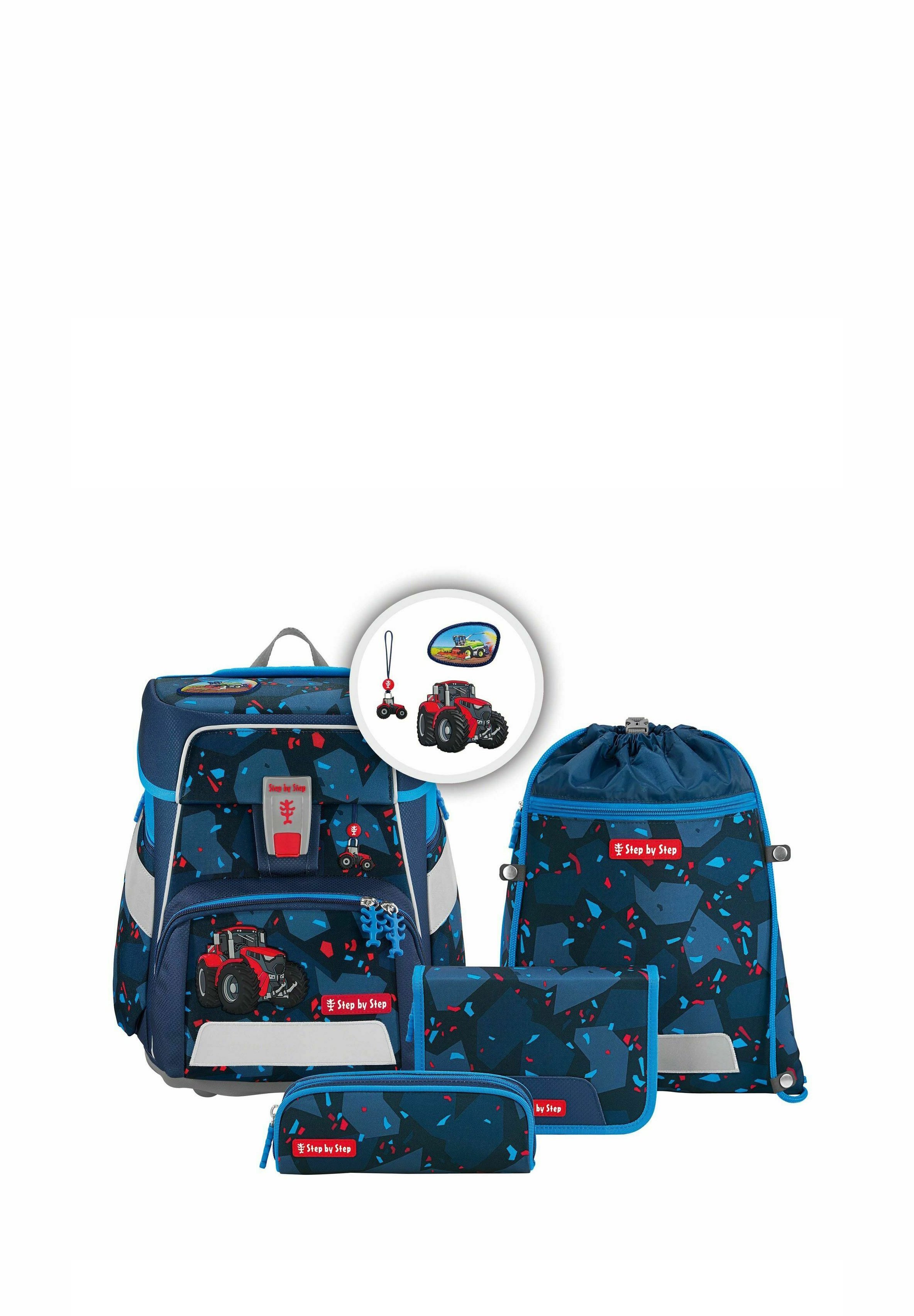 Step by Step SPACE SET 5-TEILIG - Schulranzen Set - tractor freddy