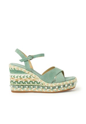 espadrilles femme vert