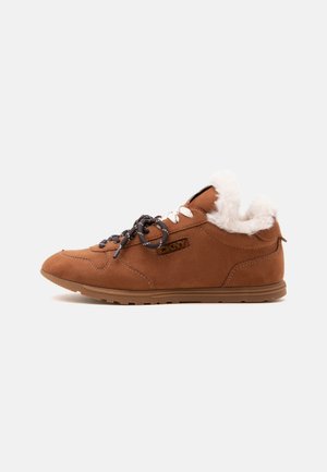 AMANDA LACE UP - Baskets basses - walnut/coconut