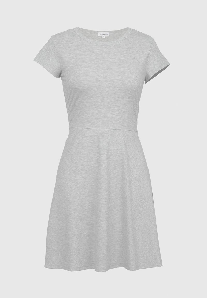 Even&Odd Jerseyjurk lichtgrijs gemêleerd