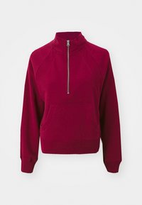 HALF ZIP - Sweatshirt - beet red