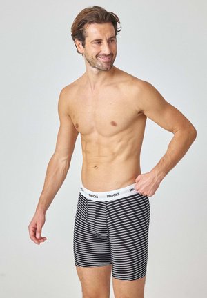 MIT LÄNGEREM 6 PACK - Trunks - schwarz streifen
