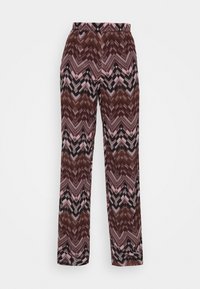 Heathe TEMI WIDE LEG PANTS - Püksid - brown