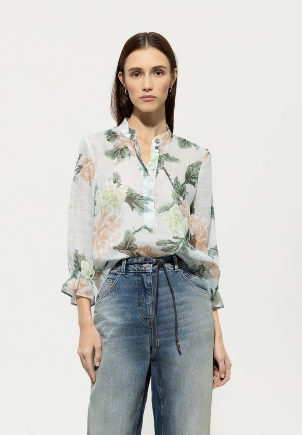 MIT FLOWER-PRINT - Bluse