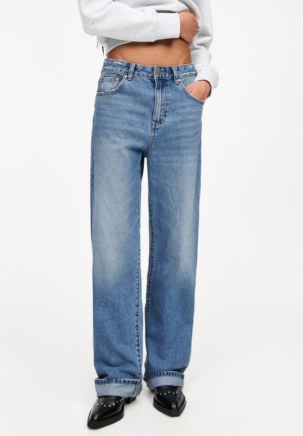 WITH TURN-HEMS - Jeans Straight Leg