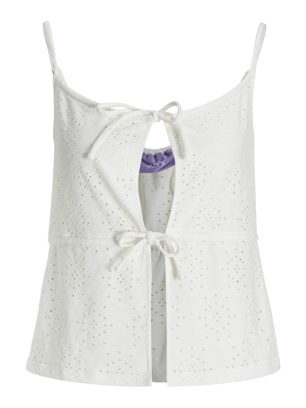 JXROSEY BRODERIE TOP - Top - blanc de blanc2