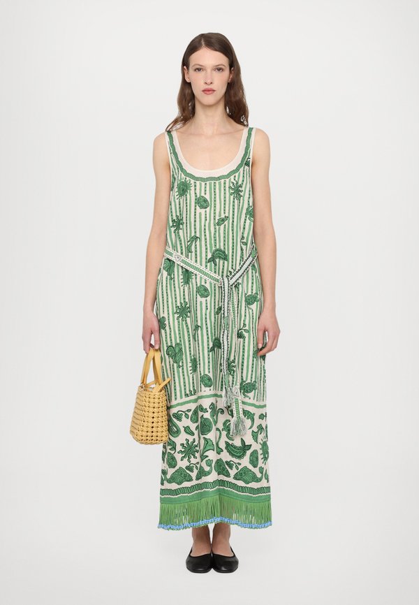 LULA SLEEVELESS MIDI DRESS - Maxi dress - stripe4