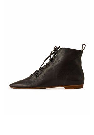 Botines con cordones - deep brown