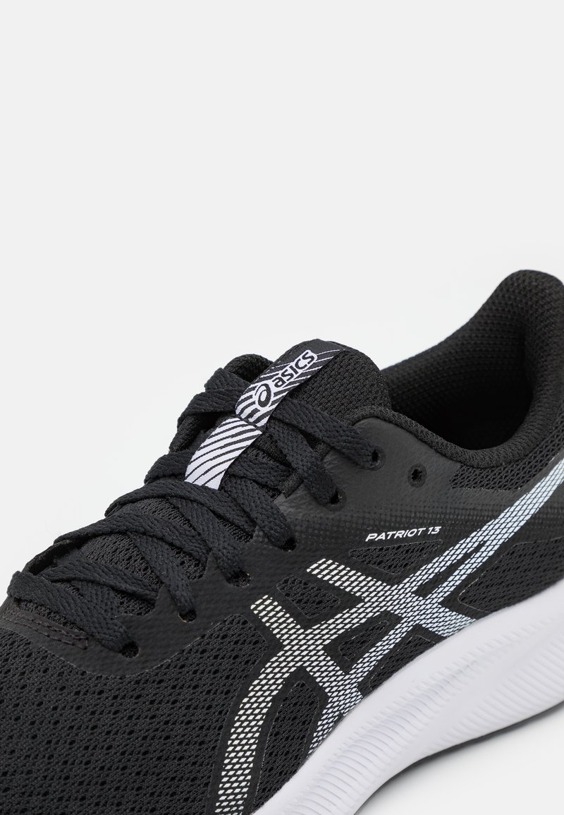 familia eterno Mal uso ASICS PATRIOT 13 - Zapatillas de running neutras - black/white/negro -  Zalando.es