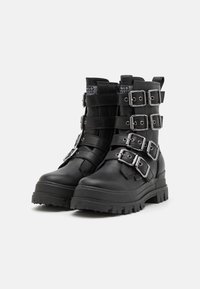 Buffalo Kovbojské/motorkářské kotníkové boty - black