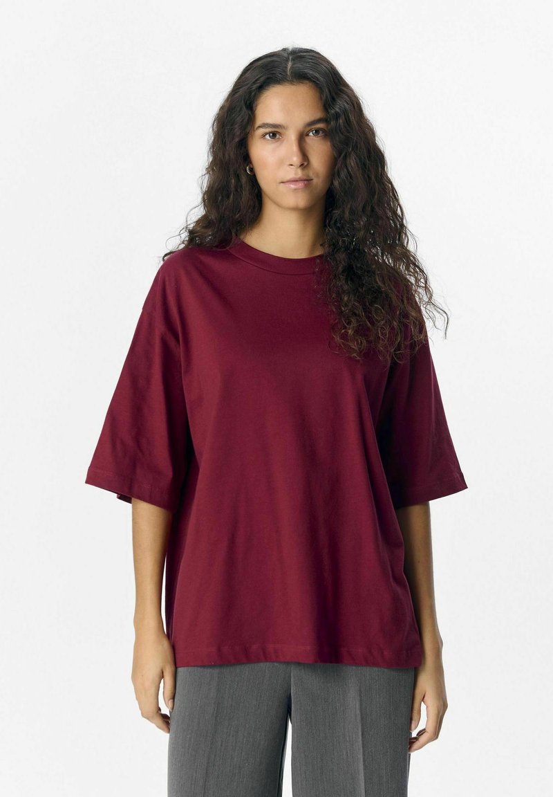 Object GIMA - T-shirt basic - cabernet