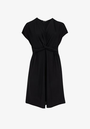 WE Fashion CURVE - Obleka iz džersija - black
