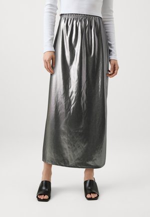 ONLMELIA SKIRT - Maksihame - silver