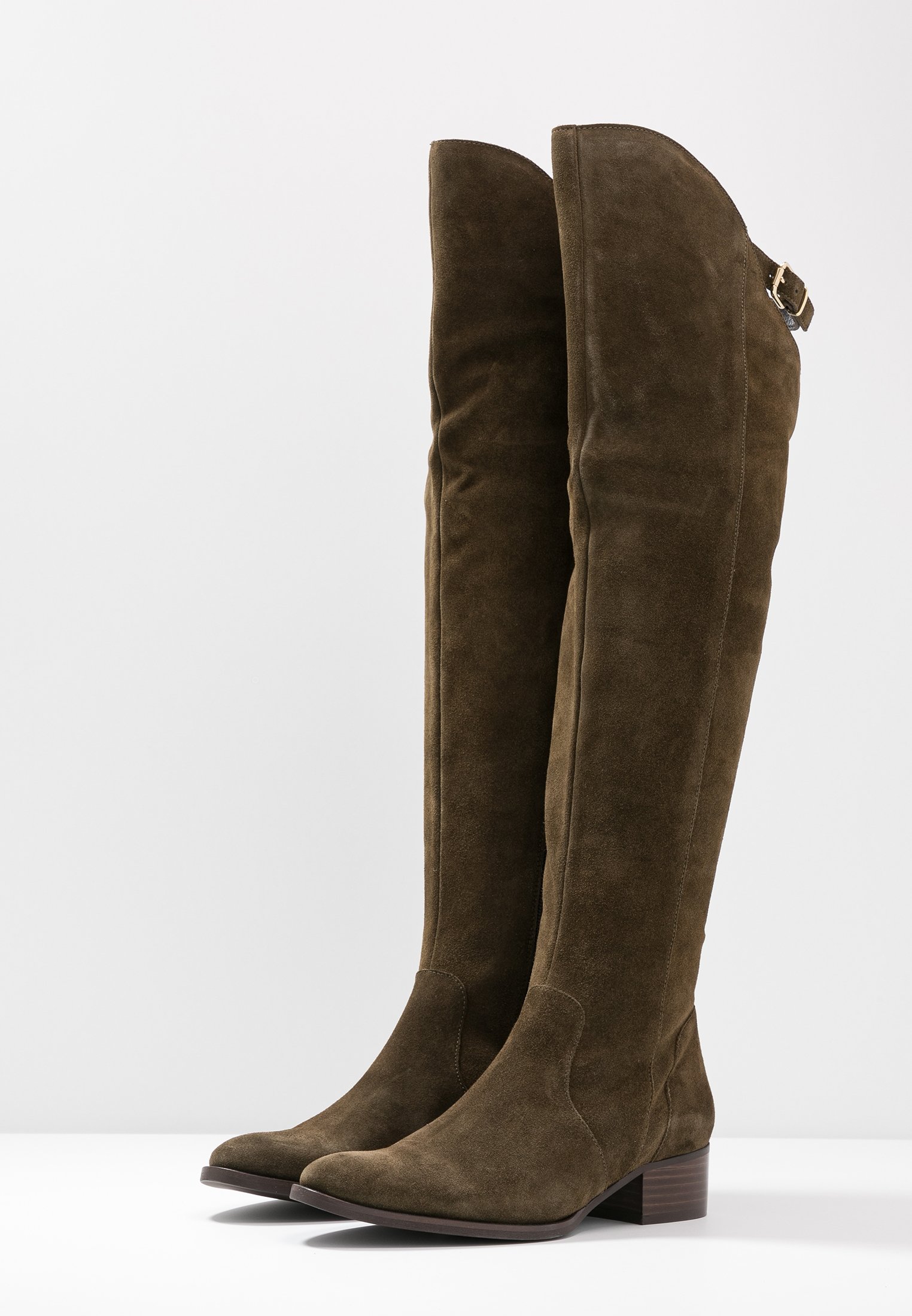 San Marina ALEANA Overknee laarzen kaki Zalando.nl San Marina ALEANA Overknee laarzen taupe Zalando.nl