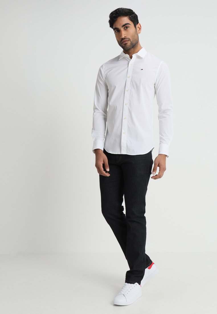 Tommy Jeans ORIGINAL STRETCH - Shirt - classic white/white - Zalando.de