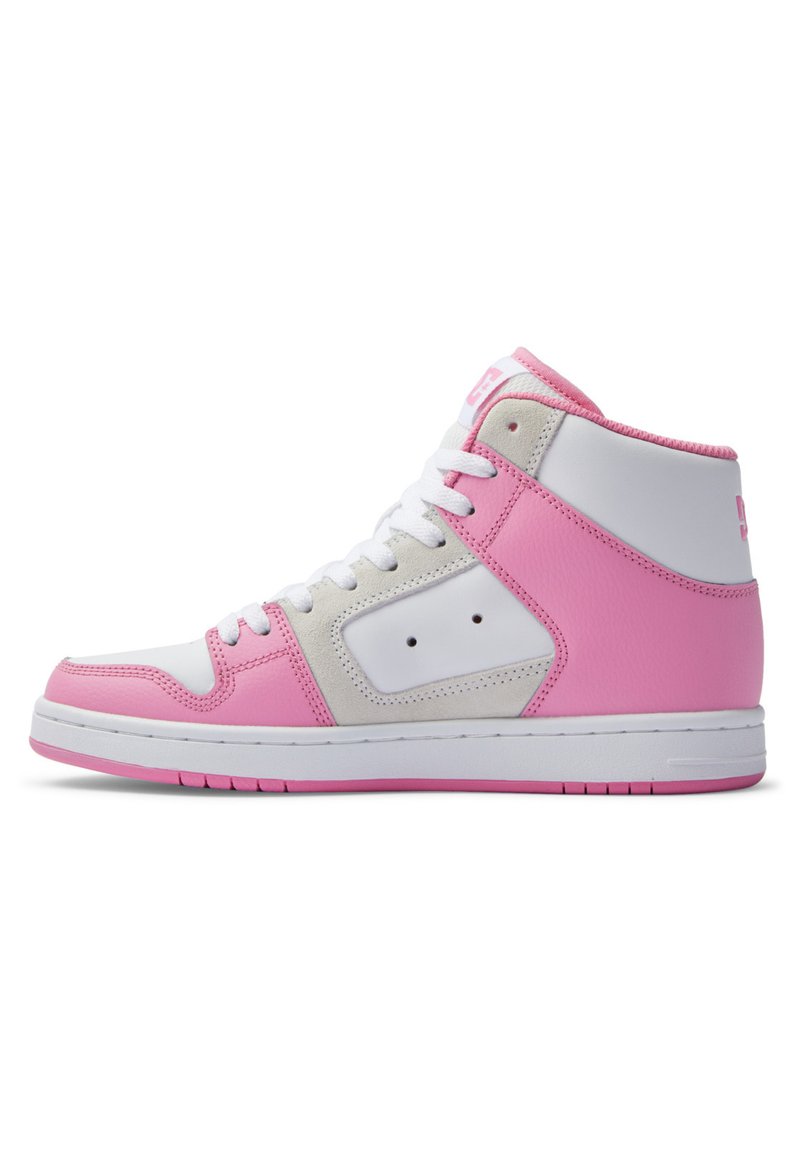 DC Shoes MANTECA 4 - Vysoké tenisky - pw0 pink white