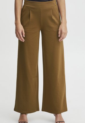 IHKATE SUS LONG WIDE PA2 - Trousers - toffee
