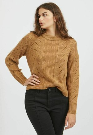 VISOFIA L/S - Sweter - tigers eye