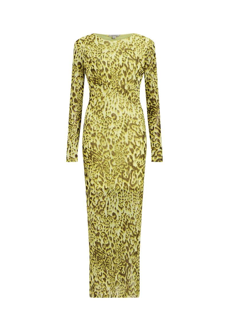 AllSaints Jurk geel AllSaints Jurk geel