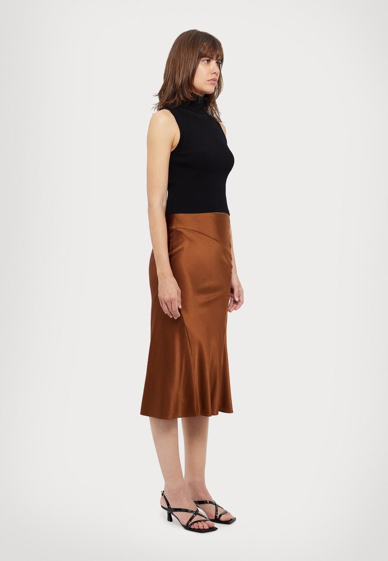 Veronica Beard SORELLE SKIRT - Pencil skirt - dark ochre