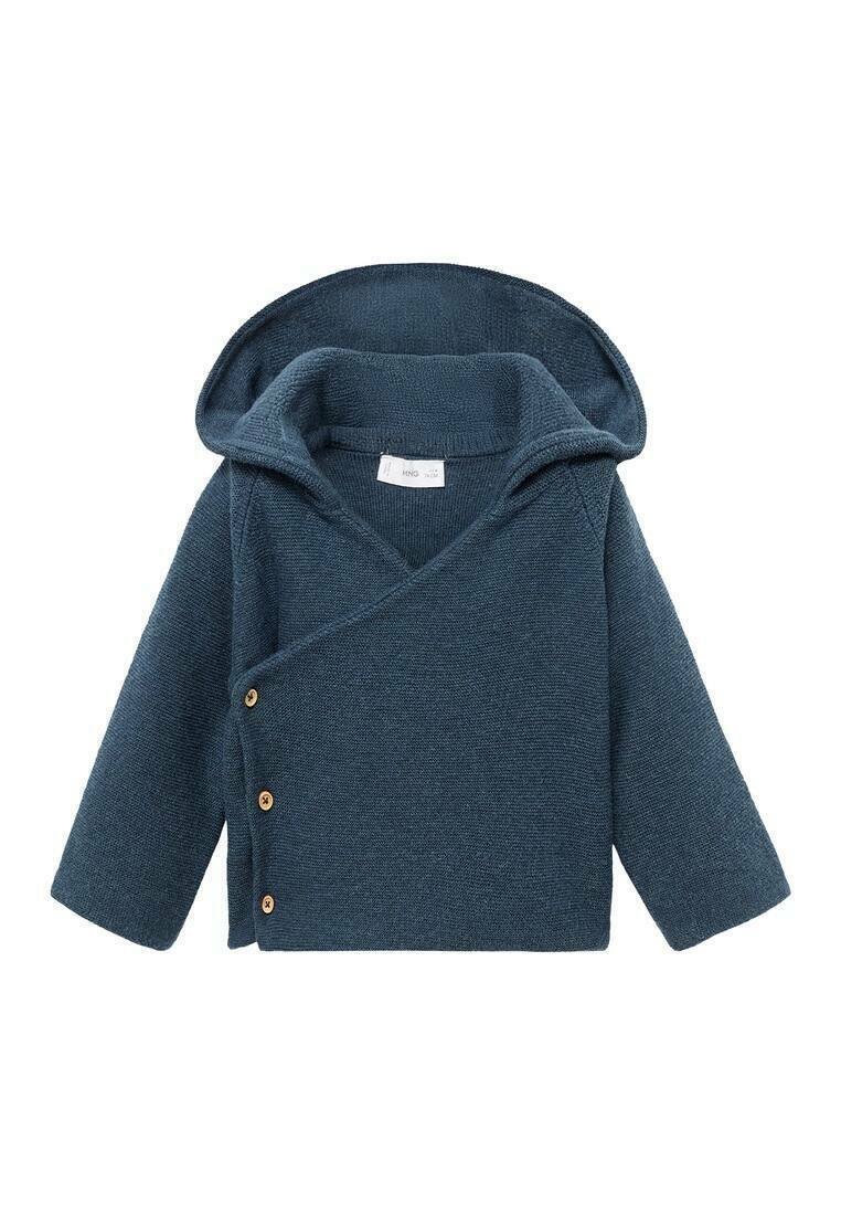 Mango Kids Strickjacke mottled teal/petrol meliert Zalando