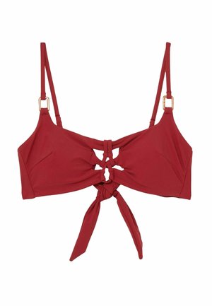 Reiss Horní díl bikin - dark red
