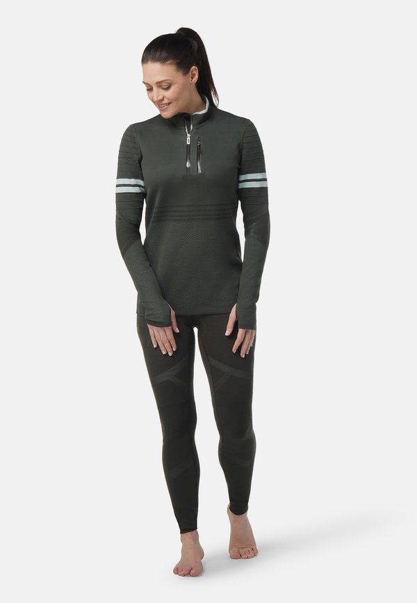 INTRAKNIT MERINO TECH 1/4 ZIP - Kapuzenpullover - north woods