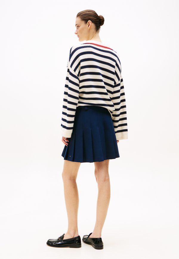BUTTON PLEATED MINI SKIRT - Pleated skirt3