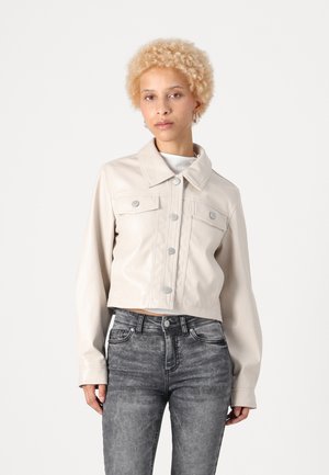 ONLRIMA JACKET  - Imitatieleren jas - pumice stone