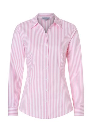 GESTREIFTE  - Hemdbluse - sorbet rose offwhite