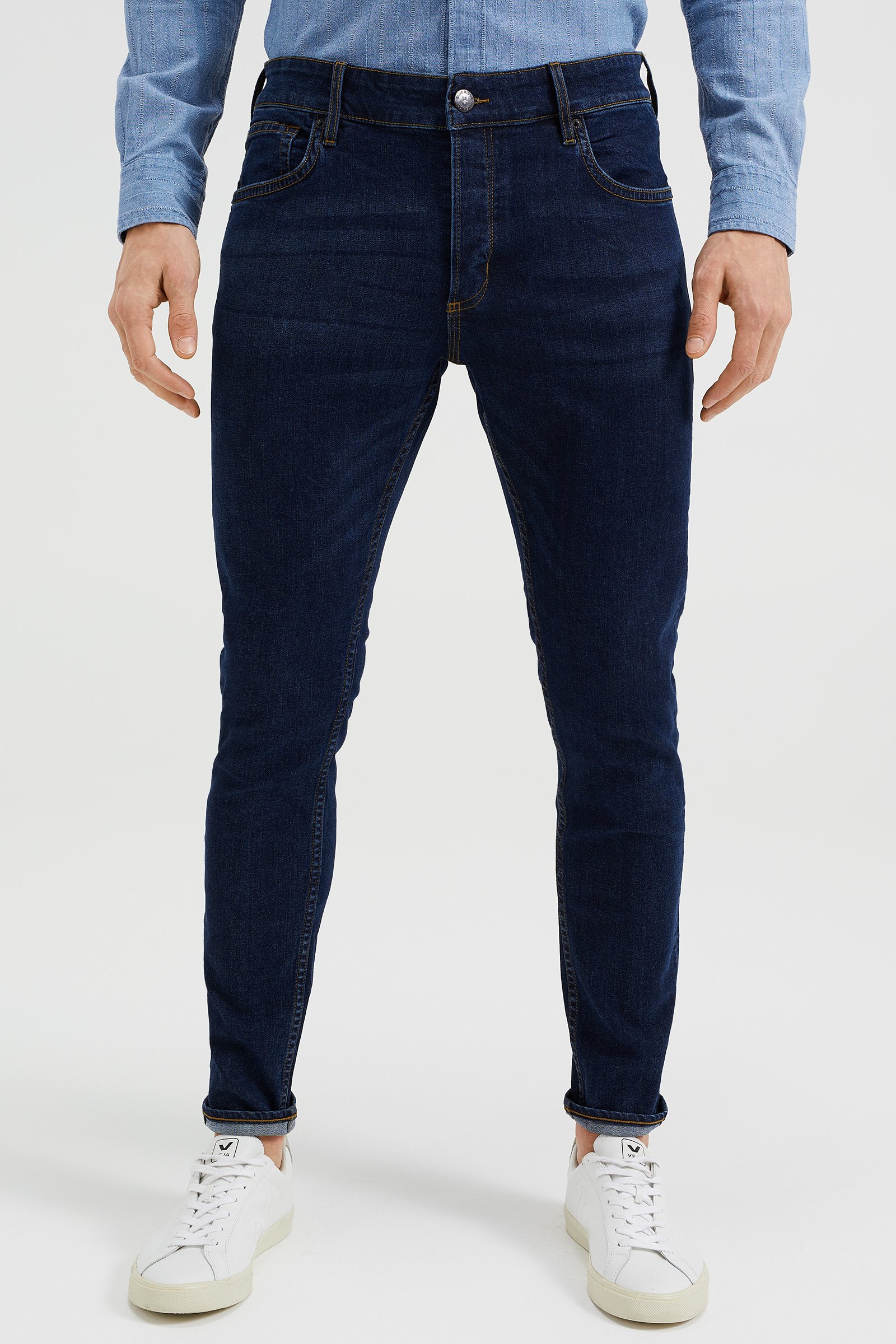 WE Fashion slim blue/azul marino Zalando.es