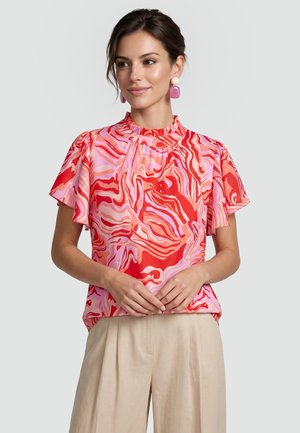 usha, Bluse - multicolor red