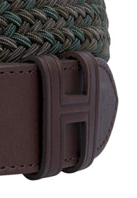Hackett London MULTI PARA PLAIT BLT - Cinturón trenzado - brown