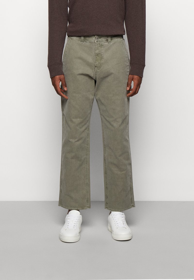 Abercrombie & Fitch WORKWEAR PANT UPDATE - Trousers - grey - Zalando.de