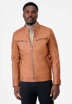 GERARD - Leren jas - cognac
