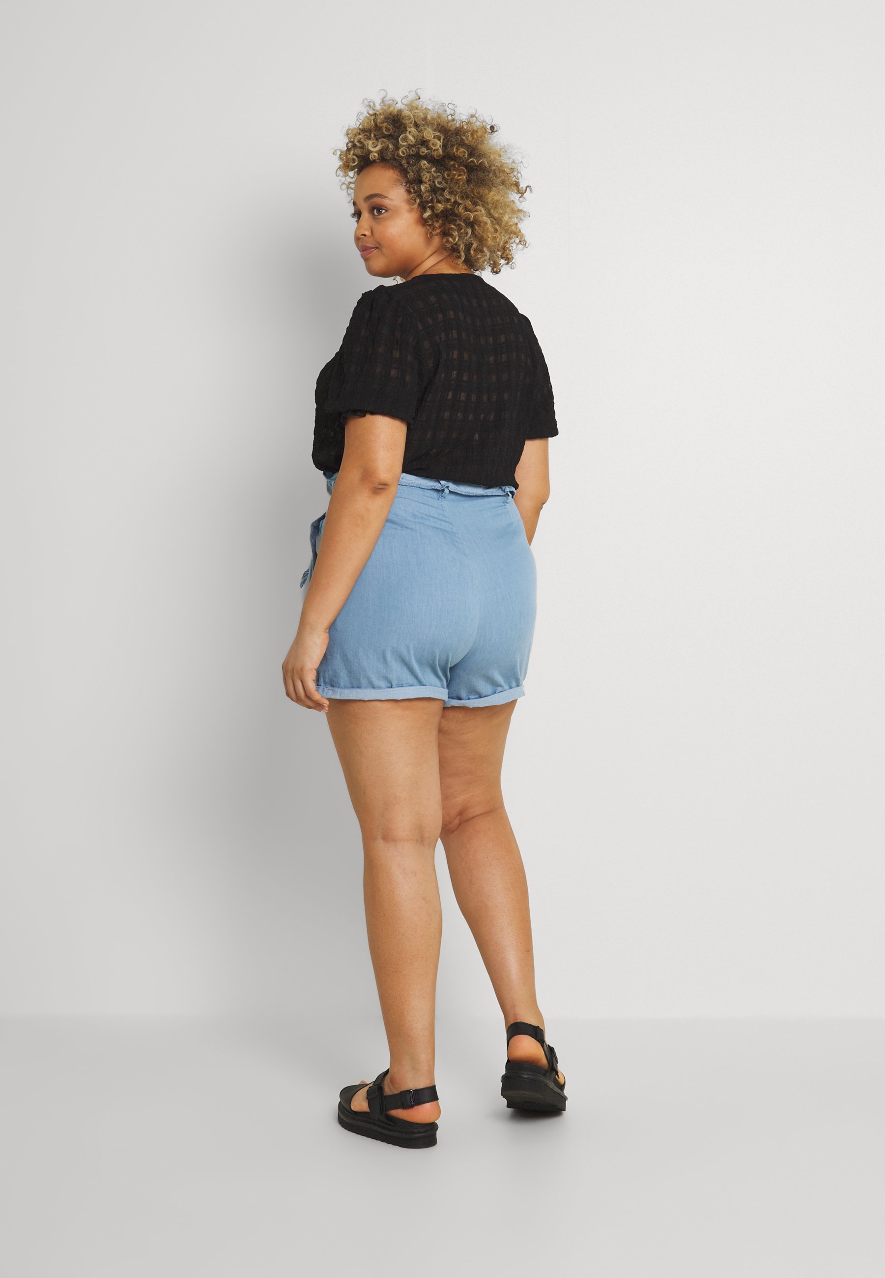 Missguided Plus PAPERBAG WAIST - Shorts 