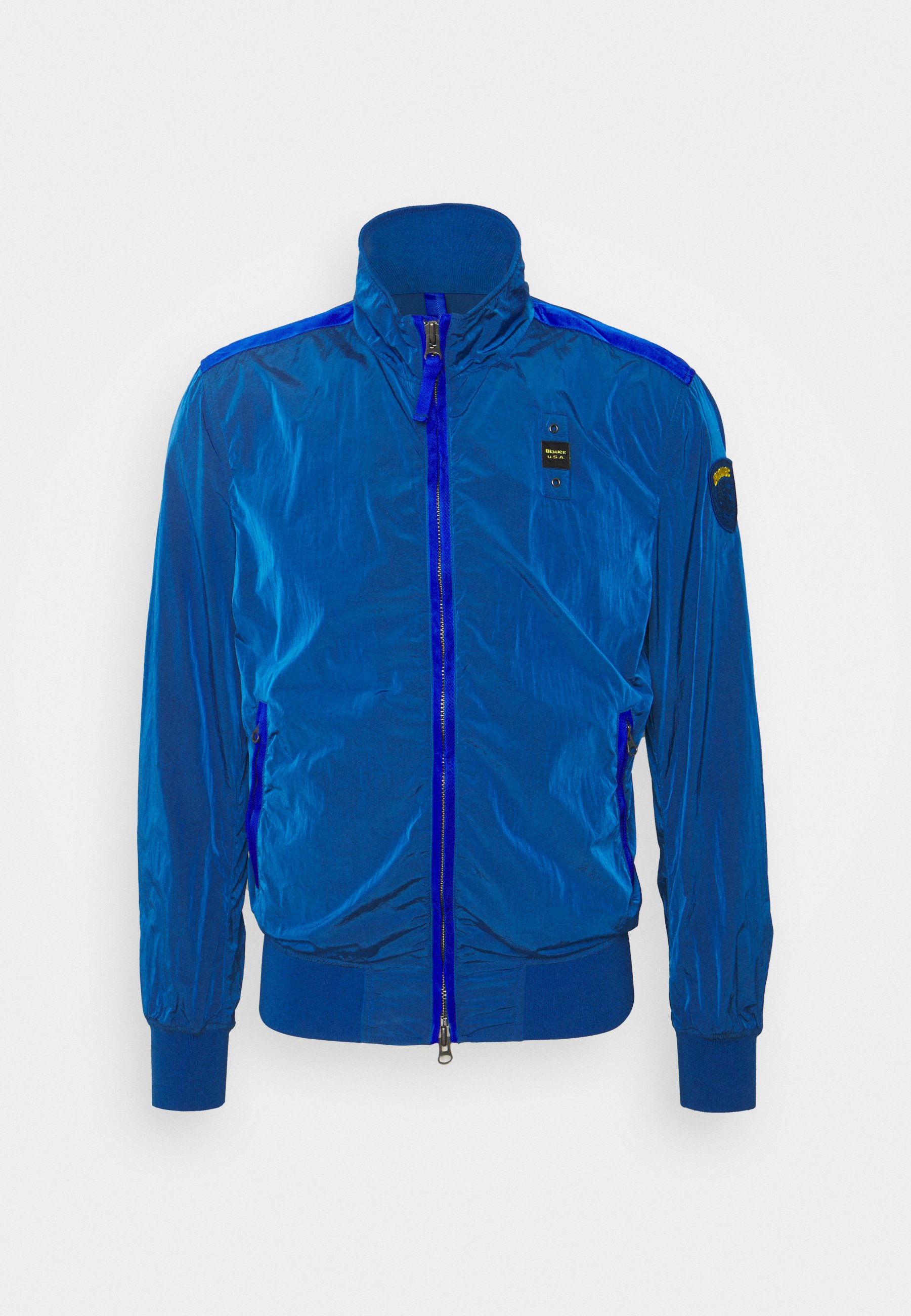 blauer bomber jacket