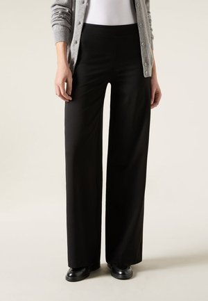 Calzedonia MILANO KNIT PALAZZO - Kalhoty - black