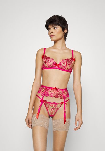 Agent Provocateur String - fuchsia/red/gold