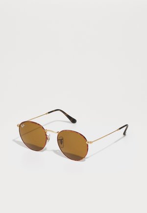 ROUND UNISEX - Sunglasses - matte havana on matte arista