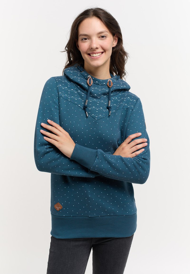 Pull Sweat-shirt Ragwear Trega Pour Femme - 100% Végan, Coupe Droite, Capuche Et Poches